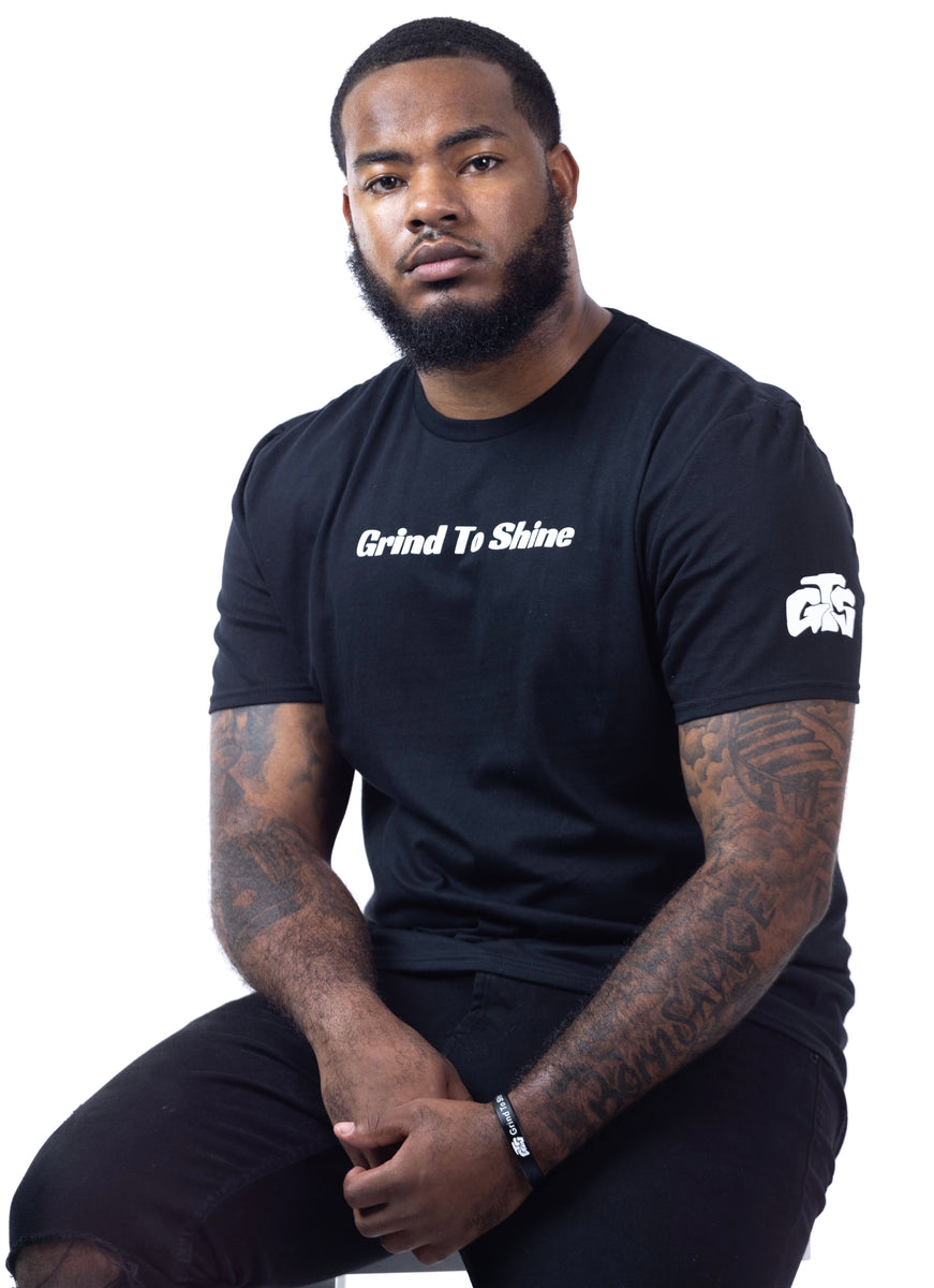 Original GTS T-Shirt (Black/White) – Grind To Shine Clothing